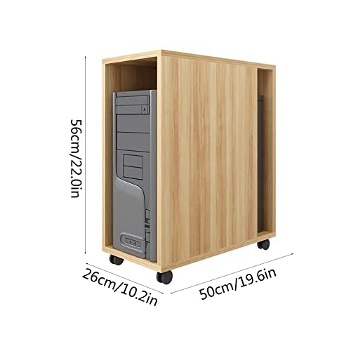 VIORED CPU Rolling Stand with Wheels - Color: A
