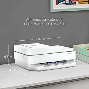 HP Envy Pro 6458 All-in-One Color Inkjet Printer, Copy, Scan, Mobile fax, Instant Ink Ready, 5SE48A (Renewed)