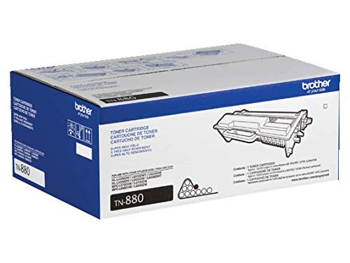 Brother Genuine TN-880 (TN880) Super High Yield Black Laser Toner Cartridge 2-Pack