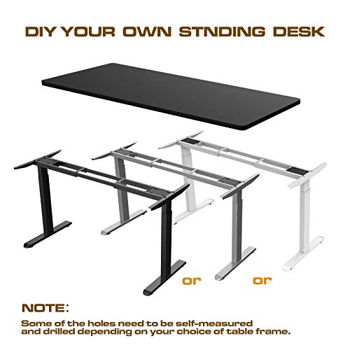 AIMEZO Electric Stand Up Desk Frame w/Dual Motor 3 Tiers Legs Smart Height Adjustable Standing Desk Base Home Office DIY Ergonomic Workstation (Gray)