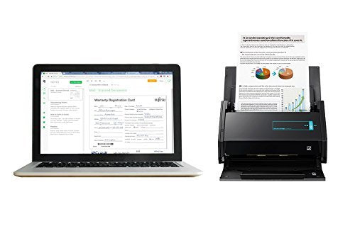 Fujitsu CG01000-289301 ScanSnap iX500 Document Scanner with Evernote Premium (Renewed)