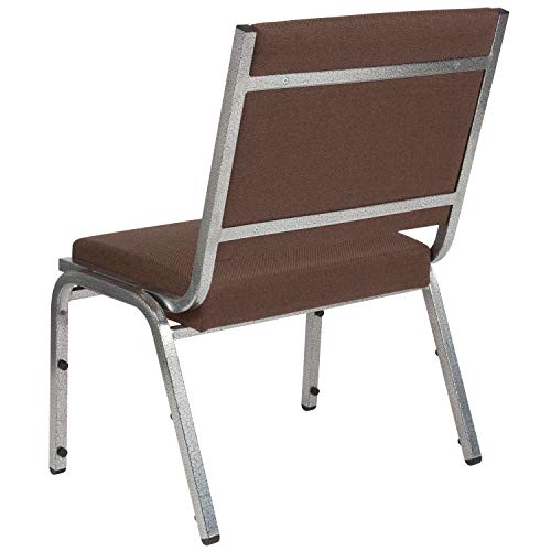 Flash Furniture 4-XU-DG-60442-660-1-BRN-GG Bariatric Chairs, 4 Pack, Brown Fabric