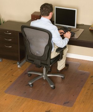 American Floor Mats Chair Mats 60" x 96" Rectangle for Hard Floor Surfaces
