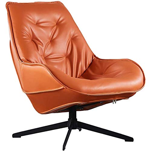 Video Game Chairs Home Office Desk Chairs Office Chairs with Lumbar Support Office Chairs & Sofas Simple Swivel Office Chair, Business Boss Chair Heavy Duty Base for Women Men Adults, Orange