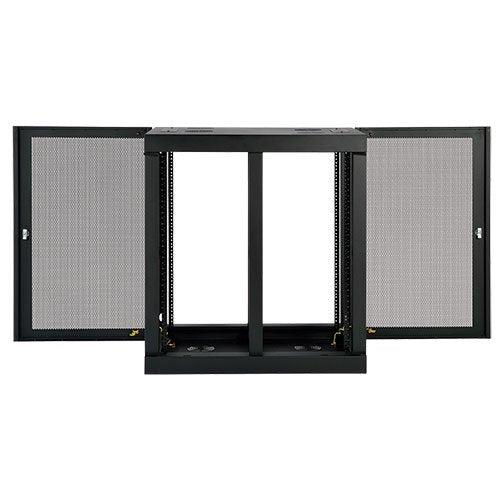 TRIPP LITE 18U Heavy Duty Wall Mount Rack Enclosure Cabinet Side Mount Wall Mount Components SRW18UHD Black