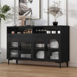 None Storage Sound Scandinavian Living Room Cabinet Cosmetics Wooden Coffee Tea Set Glass Furniture