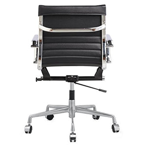 Meelano 348-BLK M348 Home Office Chair, Black