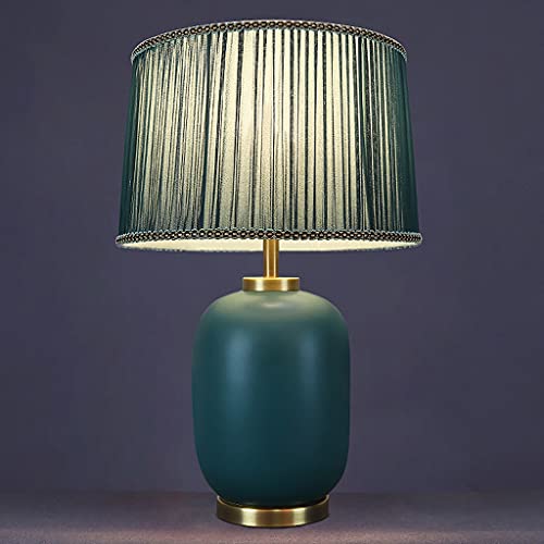 EARSHOT Modern Handmade Ceramic Desk Lamp with Pure Copper Base