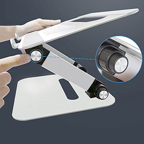 YFSDX Aluminum Laptop Support, Laptop Lifting Board Computer Portable Support Cooling Riser Support Accessories