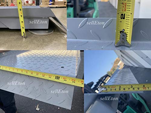 SellEton SL-929 Livestock & Cattle Alleyway Scale - Animal Weighing Equipment for Cows, Cattle, Horses, Goats, Sheep, Pigs - - 5000 lbs x 1 lb