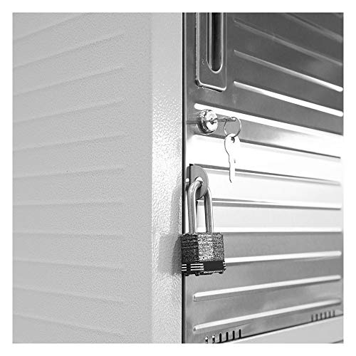 Seville Classics Lockable Metal Storage Locker Cabinet Organizer