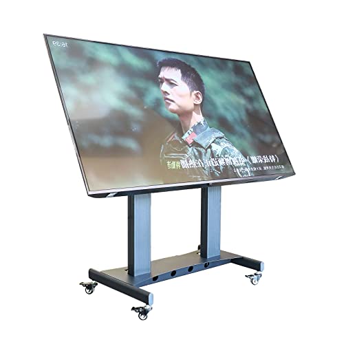 JGSTAVMS TV Mobile Stand for 65-86 Inch TV - Electric Lifting & Rotatable Stand
