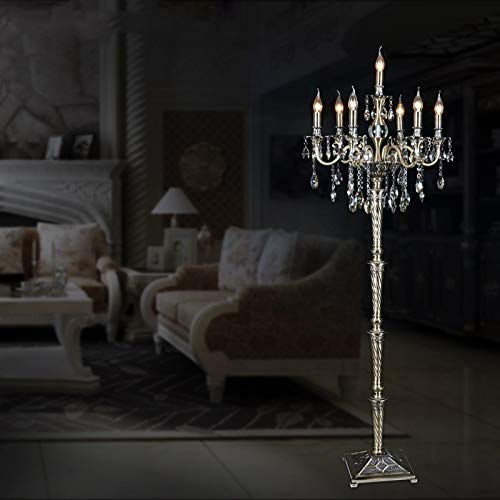EESHHA Modern Crystal Floor Lamp