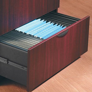 Aleraamp;reg; - Valencia Series Two-Drawer Lateral File, 34w x 22 3/4d x 29 1/2h, Medium Cherry - Sold As 1 Each - Sturdy four-sided drawer construction with separate front panel.