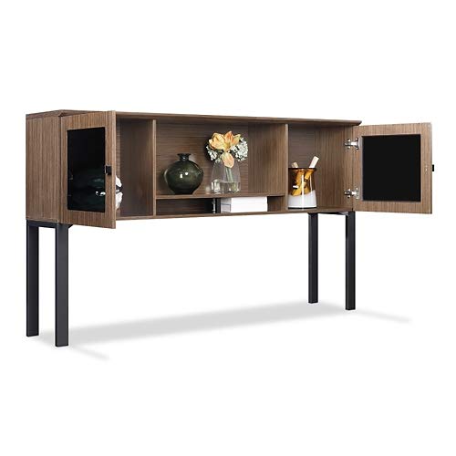 Diamond CredenzaSupported Hutch 66"W Appalachian Smoke