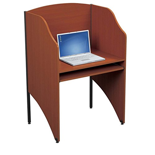 Generic Standard Floor Carrel - Cherry