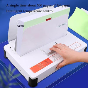 CBLdF Thermal Binding Machine 500 Sheets Capacity 110V A4 Book Ridge Binding Kit