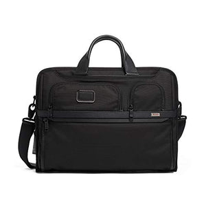 TUMI - Alpha 3 Compact Large Screen Laptop Brief Briefcase - 17 Inch Computer Bag for Men and Women - Black