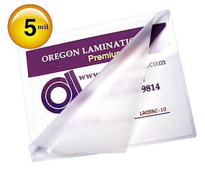 Oregon Lamination Premium 2000 Qty 5 Mil 9x11-1/2 Letter Laminating Pouches - Hot