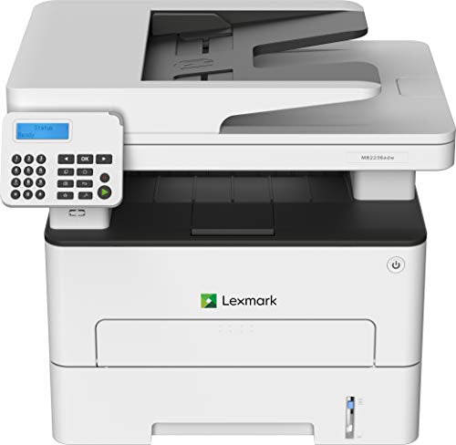 Lexmark MB2236adw Multifunction Laser Printer, Monochrome, Wireless Networking with Duplex Printing (18M0400)
