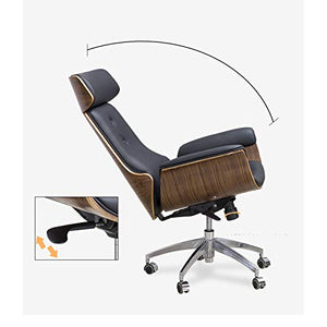 None Boss Chairs Leather Executive Office Chair (Size: West Leather)