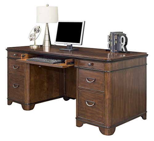 Martin Furniture Kensington Double Pedestal Executive Desk - Fully Assembled