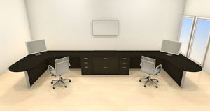 UTM Furniture Modern Executive Office Workstation Desk Set, CH-AMB-S73