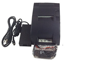 TM-U220B, Impact, two-color printing, 6 lps, USB interface, Auto-cutter, Solid Cover, Dark gray