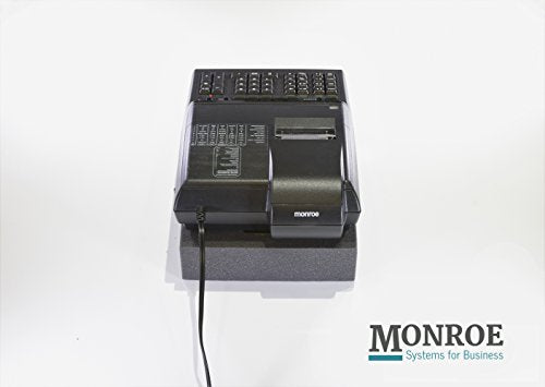 Monroe Calculator UltimateX Printing Calculator/Adding Machine with Tape, 10-Key, Reprinting and Editing Capabilities for Desk in Black