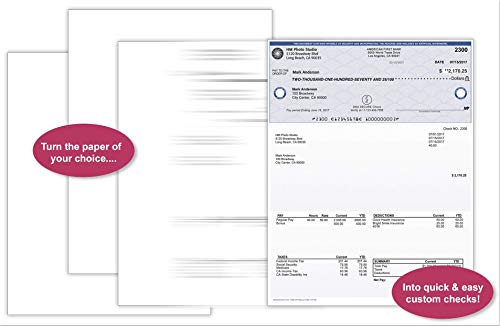 VersaCheck HP Laserjet M209MX MICR Check Printer and VersaCheck X9 Platinum 5-User Check Printing Software Bundle, White