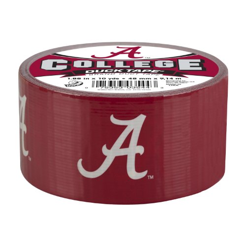 Duck Brand 240257 University of Alabama College Logo Duct Tape, 1.88-Inch by 10 Yards, Single Roll