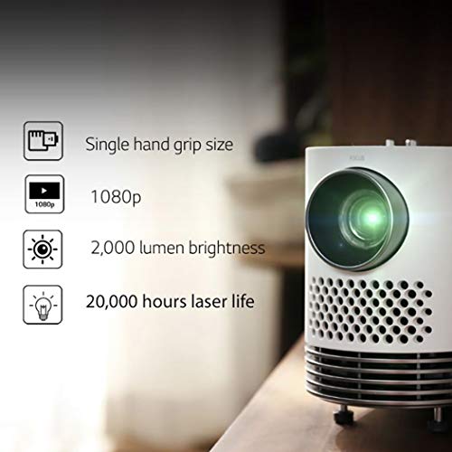 LG HF80LA Laser Smart Home Theater Cinebeam Projector (2019 Model - Class 1 Laser Product)