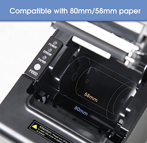 RIBAO BC-40 Mixed Denomination Bill Value Counting Money Counter with RB-80-RP 80mm Thermal Printer