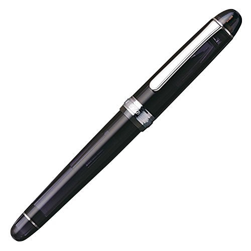 Platinum"#3776 CENTURY/Black Diamond [Rhodium coating]" (nib : Fine)