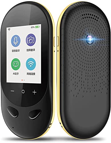 Voice Instant Language Translator Photo Translator 2.4 inch Touchscreen - 106 Languages Two Way Translator for Travel Shopping Business Language Learning White Black