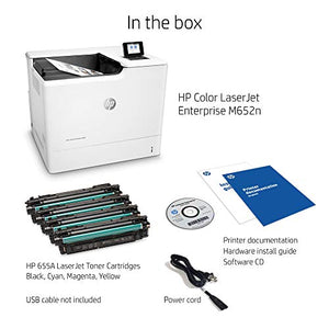 HP Color LaserJet Enterprise M652n Laser Printer with Mobile Printing & Built-In Ethernet (J7Z98A)