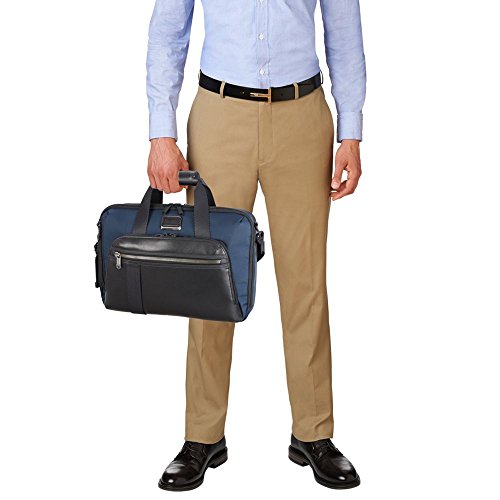 Tumi Men's Alpha Bravo Mountain 3 Way Briefcase, Navy, Blue, One Size