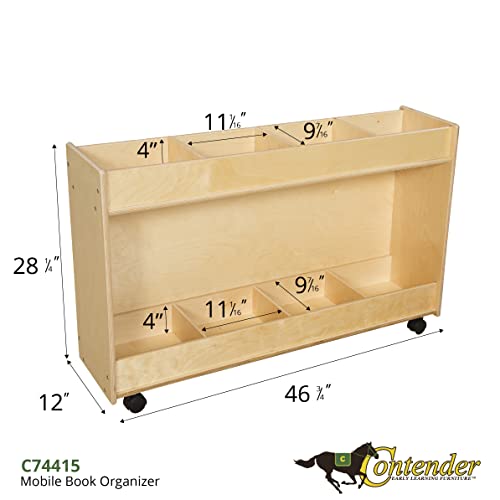 Contender C74415 Mobile Book Organizer