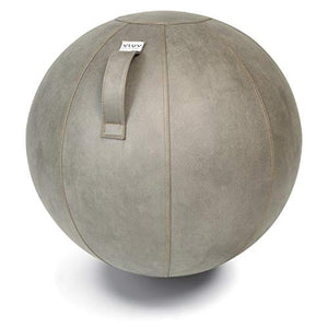 VLUV Premium Quality Self-Standing Sitting Ball with Handle - Mud, 25.6