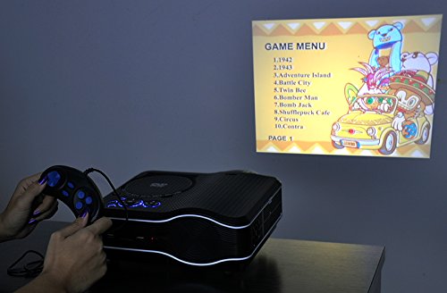 DVD Projector with DVD Player Built In - DVD Player Projector Combo, LED, 800x600, 30 Lumens, 100:1 Contrast