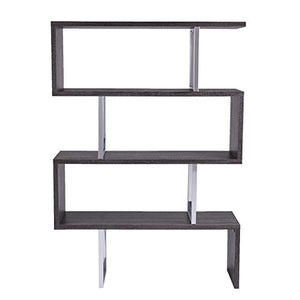 Furniture HotSpot Free Standing Etagere Bookcase - 3 Tier Bookshelf - Open Concept