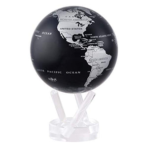 Black and Silver MOVA Globe 4.5"