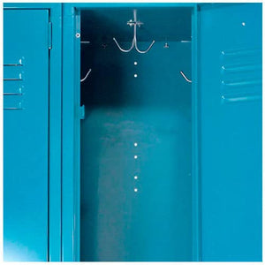 Global Industrial Double Tier Locker 12x15x36 6 Door Unassembled Blue
