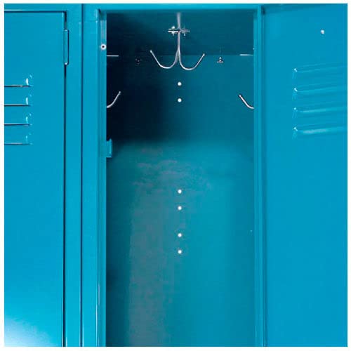 Global Industrial Double Tier Locker 12x15x36 6 Door Unassembled Blue