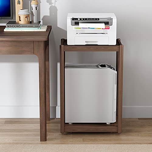 CPU Stand CPU Bracket Desktop Host Base Wood Bracket Double-Layer Shelf Printer Bracket PC Shelf