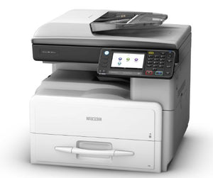 Renewed Ricoh Aficio MP 301SPF Monochrome Multifunction Printer - A4, 25 ppm, Copy, Print, Scan, 1 Tray