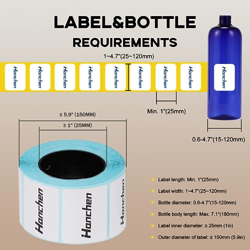 Hanchen Manual Round Bottle Labeling Machine with Press Handle
