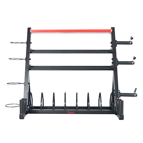 Sunny Health & Fitness All-in-One Weights Storage Rack Stand - SF-XF920025