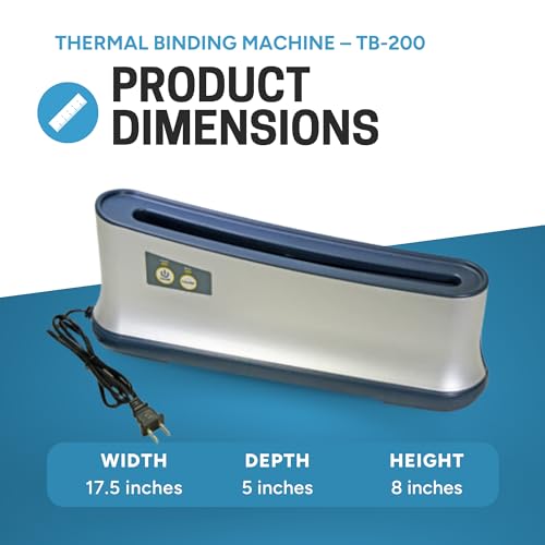 Printfinish Desktop Thermal Binding Machine for Professional Book Binding (110V)