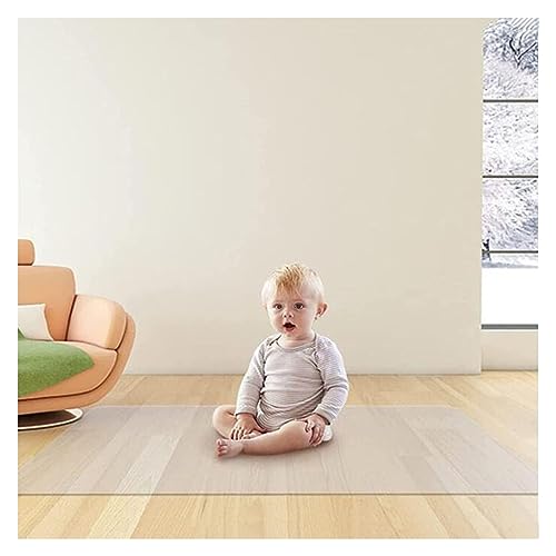 HOBBOY Clear Plastic Hard-Floor Chair Mat for Hardwood Floors, Waterproof, Non-Skid - 170-200cm Width